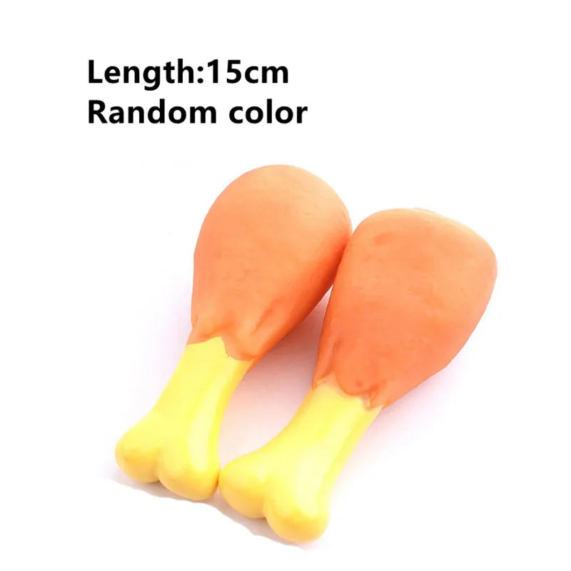 New Pet Toy Rubber Squeak Toys for Dog Chew Bone Slipper Squeaky Ball Dog Toys Tooth Grinding & Training supplies accessories