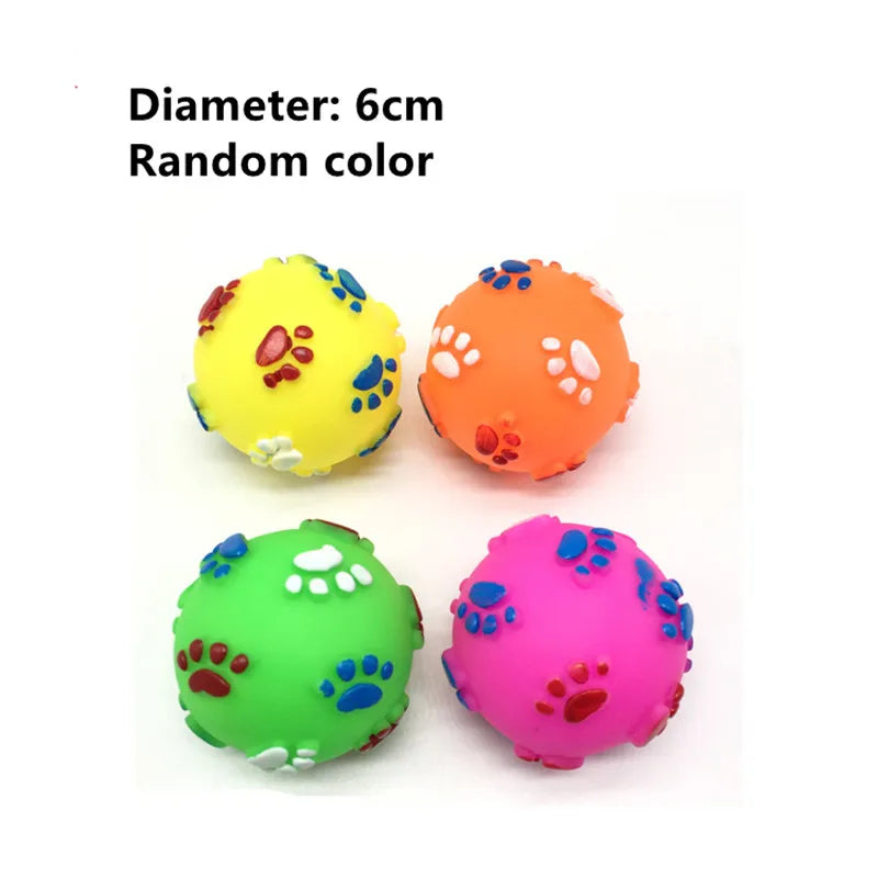 New Pet Toy Rubber Squeak Toys for Dog Chew Bone Slipper Squeaky Ball Dog Toys Tooth Grinding & Training supplies accessories