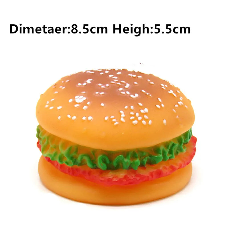 New Pet Toy Rubber Squeak Toys for Dog Chew Bone Slipper Squeaky Ball Dog Toys Tooth Grinding & Training supplies accessories