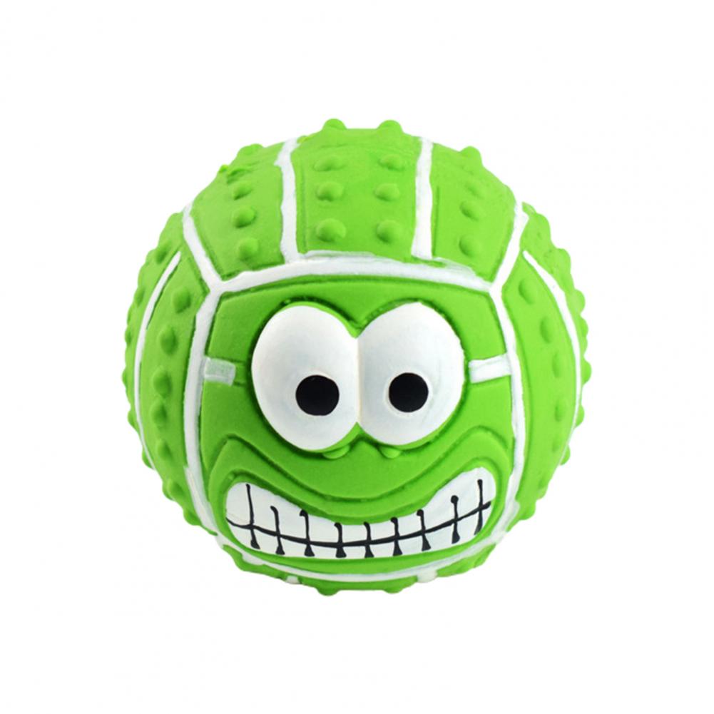 Pelota para Perros Juguete al Aire Libre, Enjuagable, Pelota Chillona Vibrante para Mascotas, Pelota de Goma Resistente a las Mordeduras con Protuberancias 3D