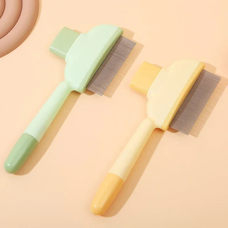 Peine para gatos, cepillo removedor de pelo de gato y perro, limpiador de pelo, suministros de belleza y limpieza, suministros universales para mascotas.