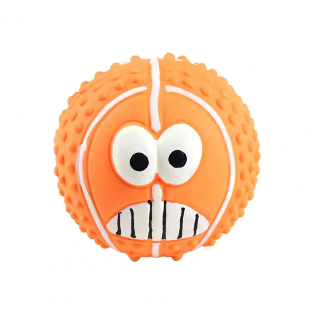 Pelota para Perros Juguete al Aire Libre, Enjuagable, Pelota Chillona Vibrante para Mascotas, Pelota de Goma Resistente a las Mordeduras con Protuberancias 3D