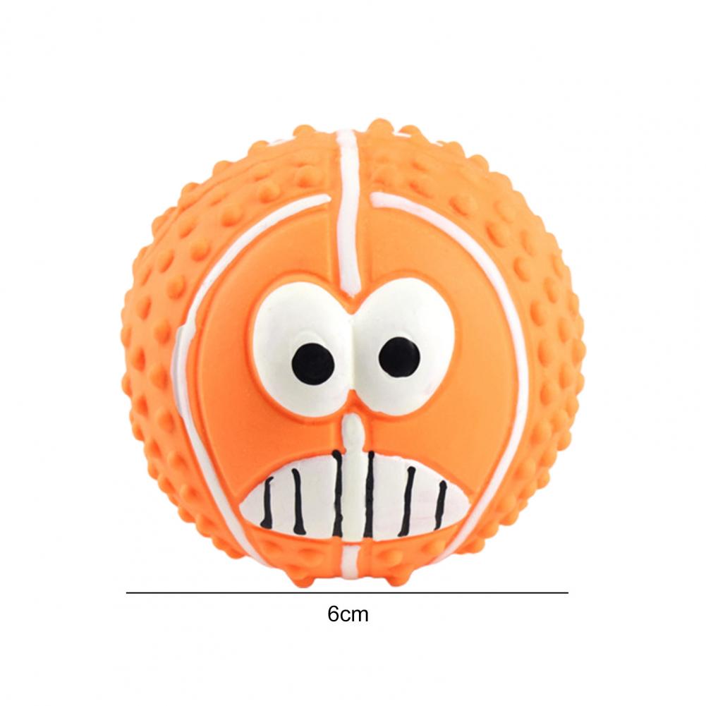 Pelota para Perros Juguete al Aire Libre, Enjuagable, Pelota Chillona Vibrante para Mascotas, Pelota de Goma Resistente a las Mordeduras con Protuberancias 3D