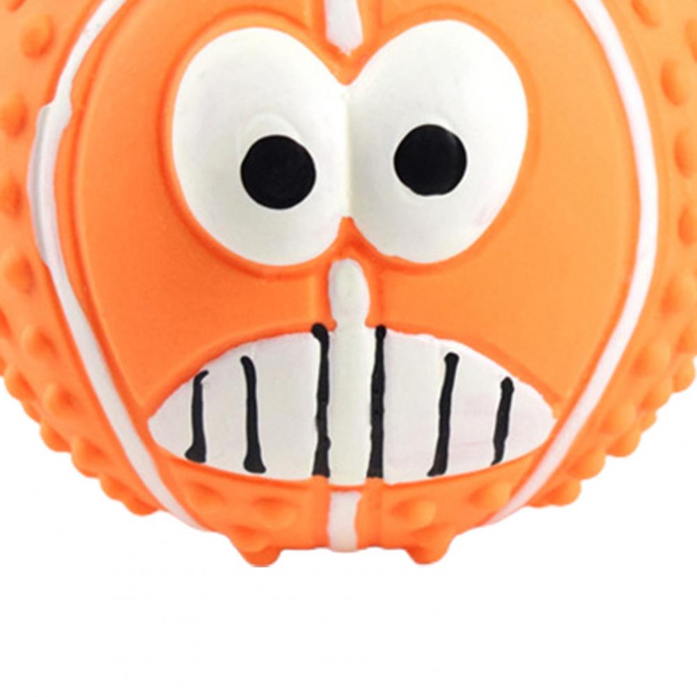 Pelota para Perros Juguete al Aire Libre, Enjuagable, Pelota Chillona Vibrante para Mascotas, Pelota de Goma Resistente a las Mordeduras con Protuberancias 3D