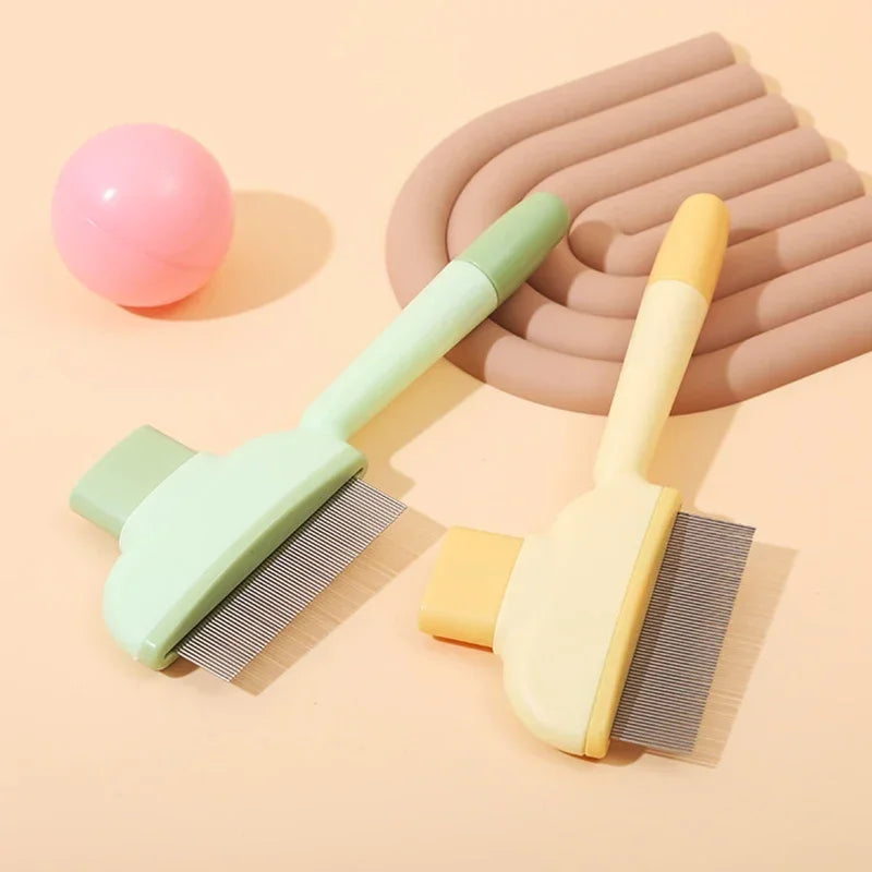 Peine para gatos, cepillo removedor de pelo de gato y perro, limpiador de pelo, suministros de belleza y limpieza, suministros universales para mascotas.